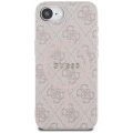 Etui Guess 4G Ring Classic Logo MagSafe  na iPhone 16e - różowe