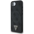Etui Guess 4G Ring Triangle Logo MagSafe na iPhone 16e - czarne
