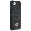 Etui Guess 4G Ring Triangle Logo MagSafe na iPhone 16e - czarne