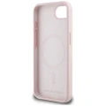 Etui Karl Lagerfeld Silicone Karl&Choupette Heads MagSafe na iPhone 16e - różowe