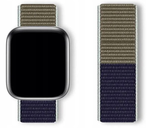 PASEK NYLON DO APPLE WATCH 1-9 SE ULTRA 42/44/45/49MM | KHAKI