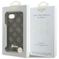 Etui Guess Peony Script Logo MagSafe na  iPhone 16e czarne