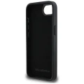Etui Karl Lagerfeld Monogram Choupette Head Pin na iPhone 16e - czarne