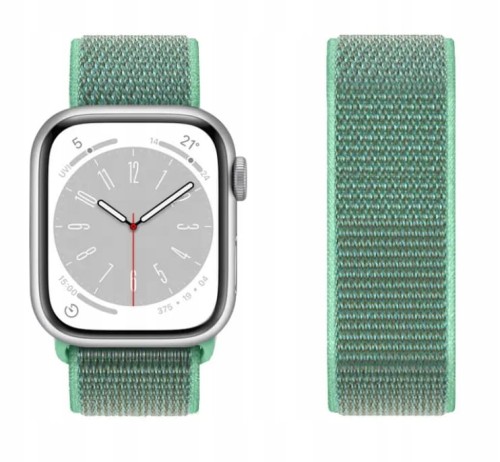 PASEK NYLON DO APPLE WATCH 1-9 SE ULTRA 42/44/45/49MM | MIĘTA