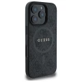 Etui Guess 4G Ring Classic Logo MagSafe na iPhone 16 Pro Max - czarne