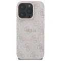 Etui Guess 4G Ring Classic Logo MagSafe na iPhone 16 Pro Max - różowe
