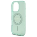 Etui Guess IML Rhinestones MagSafe na iPhone 16 Pro Max - zielone