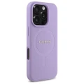 Etui Guess Saffiano MagSafe na iPhone 16 Pro Max - fioletowe