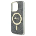 Etui Guess IML 4G MagSafe na iPhone 16 Pro Max - czarne