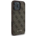 Etui Guess 4G Classic na iPhone 16 Pro Max - brązowe