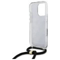 Etui Guess Crossbody Cord 4G Print na iPhone 16 Pro Max - czarne