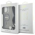 Etui Guess Crossbody Cord Script MagSafe na iPhone 16 Pro Max - czarne
