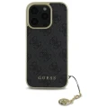 Etui Guess 4G Charms Collection na iPhone 16 Pro Max - czarne