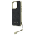 Etui Guess 4G Charms Collection na iPhone 16 Pro Max - czarne