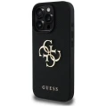 Etui Guess Grained Big 4G Logo Small Classic Logo na iPhone 16 Pro Max - czarne