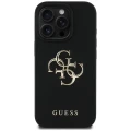 Etui Guess Grained Big 4G Logo Small Classic Logo na iPhone 16 Pro Max - czarne