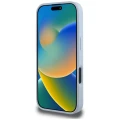 Etui Guess Grained Big 4G Logo Small Classic Logo na iPhone 16 Pro Max - niebieskie