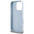 Etui Guess Grained Big 4G Logo Small Classic Logo na iPhone 16 Pro Max - niebieskie