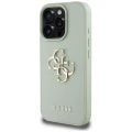 Etui Guess Grained Big 4G Logo Small Classic Logo na iPhone 16 Pro Max - zielone