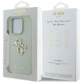 Etui Guess Grained Big 4G Logo Small Classic Logo na iPhone 16 Pro Max - zielone