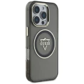Etui Guess IML Metal Mountain Logo MagSafe na iPhone 16 Pro Max - czarne