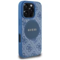 Etui Guess 4G Circle Classic Logo MagSafe na iPhone 16 Pro Max - niebieskie