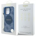 Etui Guess 4G Circle Classic Logo MagSafe na iPhone 16 Pro Max - niebieskie