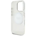 Etui Guess IML Metal Colored Circle Classic Logo MagSafe na iPhone 16 Pro Max - białe