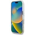 Etui Guess IML Metal Colored Circle Classic Logo MagSafe na iPhone 16 Pro Max - różowe