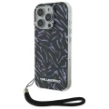 Etui Karl Lagerfeld Zebra With Cord na iPhone 16 Pro Max - fioletowe