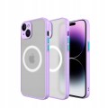 ETUI MATOWE MAGSAFE OCHRONA APARATU DO IPHONE 15 PLUS - PURPLE