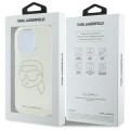 Etui Karl Lagerfeld IML Rhinestones Karl Head na iPhone 16 Pro Max 6.9" - przezroczyste