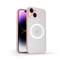 ETUI MATOWE MAGSAFE OCHRONA APARATU DO IPHONE 15 PLUS - PINK
