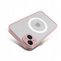 ETUI MATOWE MAGSAFE OCHRONA APARATU DO IPHONE 15 PLUS - PINK