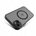 ETUI MATOWE MAGSAFE OCHRONA APARATU DO IPHONE 15 PLUS - BLACK