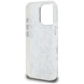 Etui Karl Lagerfeld IML Karl Script Pattern MagSafe na iPhone 16 Pro Max - białe