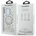 Etui Karl Lagerfeld IML Karl Script Pattern MagSafe na iPhone 16 Pro Max - białe