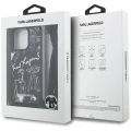 Etui Karl Lagerfeld Crossbody Grained Pattern & Logo do iPhone 16 Pro Max - czarne