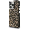 Etui Karl Lagerfeld IML Leopard Pattern MagSafe do iPhone 16 Pro Max - brązowe