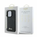 Etui Guess 4G Classic na iPhone 16 Pro - czarne