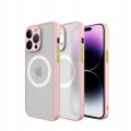 ETUI MATOWE MAGSAFE OCHRONA APARATU DO IPHONE 15 PRO - PINK