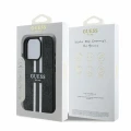 Etui Guess 4G Printed Stripes MagSafe na iPhone 16 Pro - czarne
