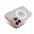 ETUI MATOWE MAGSAFE OCHRONA APARATU DO IPHONE 15 PRO - PINK
