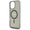 Etui Guess IML Rhinestones MagSafe na iPhone 16 Pro - czarne