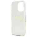 Etui Guess IML Heart na iPhone 16 Pro - przezroczyste