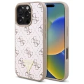 Etui Guess New 4G Triangle na iPhone 16 Pro - białe