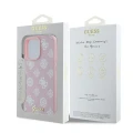 Etui Guess Peony Script Logo MagSafe na iPhone 16 Pro - różowe