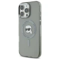 Etui Karl Lagerfeld IML Metal Karl Head MagSafe na iPhone 16 Pro - czarne