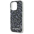 Etui Karl Lagerfeld Zebra With Cord na iPhone 16 Pro - fioletowe