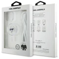 Etui Karl Lagerfeld IML Choupette Head & Cord Magsafe na iPhone 16 Pro - przezroczysty